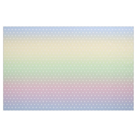 Regenbogen Asanoha (in kleinem Maßstab) Stoff (Yard (91,4 cm))