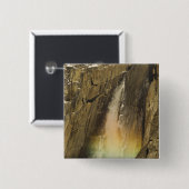 Regenbogen auf den Upper Yosemite Falls in Yosemit Button (Vorne & Hinten)