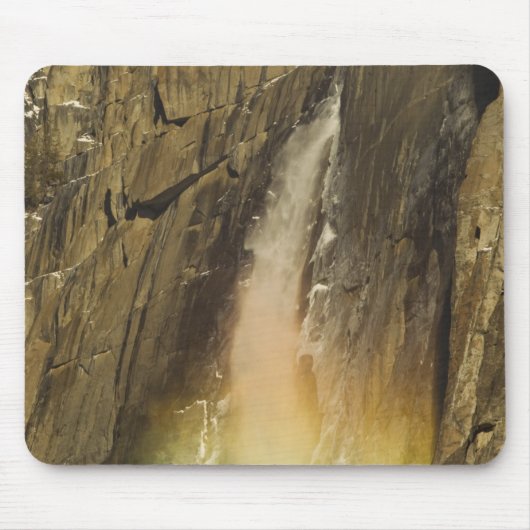 Regenbogen auf den Upper Yosemite Falls in Yosemit Mousepad (Vorne)