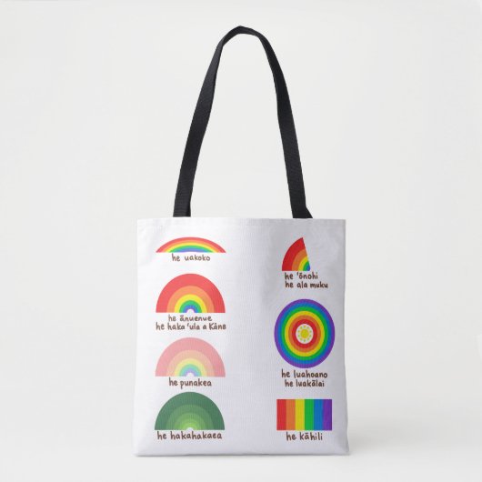 Regenbogen auf Hawaii Tasche (Vorderseite)