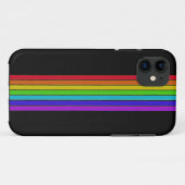 Regenbogen auf schwarzem iPhone 5 Kasten Case-Mate iPhone Hülle (Rückseite (Horizontal))