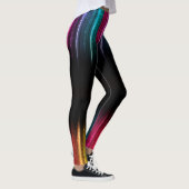 Regenbogen auf schwarzen Leggings (Rechts)