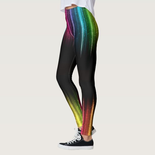 Regenbogen auf schwarzen Leggings (Links)