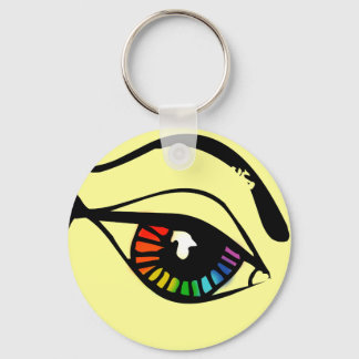 Regenbogen Auge Schlüsselanhänger