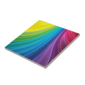 Regenbogen aus der Keramik Rücken-Splash Fliese (Seite)