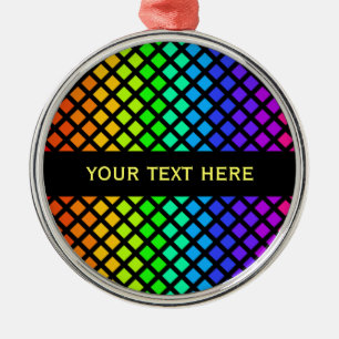 Regenbogen aus Diamanten Ornament Aus Metall
