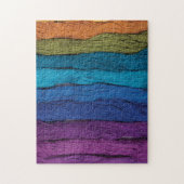 Regenbogen aus Garn Puzzle (Vertikal)