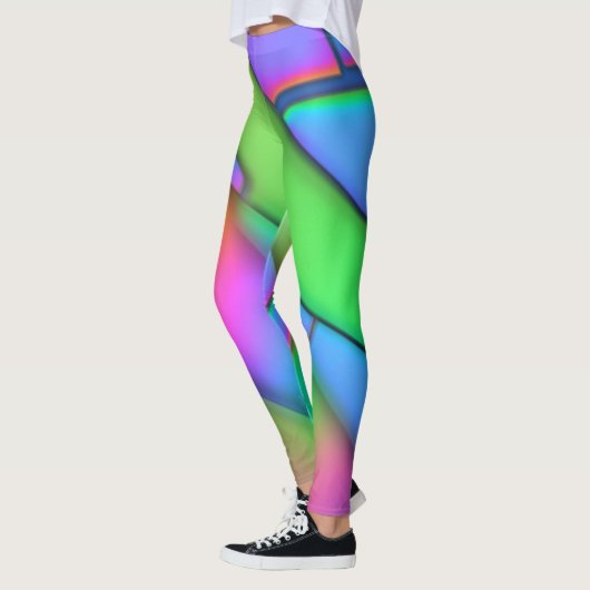 Regenbogen aus Polarisiertem Licht Leggings (Links)