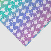 Regenbogen aus Teapots Seidenpapier (Ausschnitt)