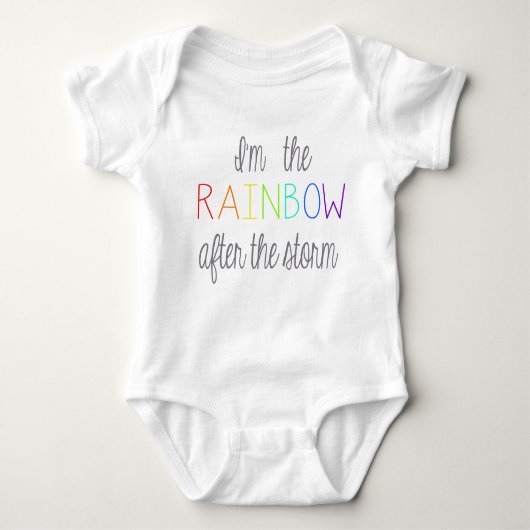 Regenbogen-Baby-Ausstattung Baby Strampler (Vorderseite)