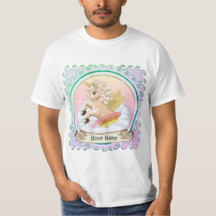 Regenbogen-Baby-Einhorn T-Shirt