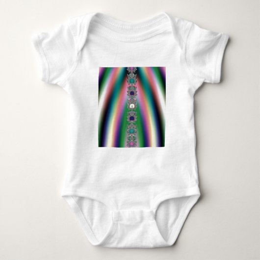 Regenbogen Baby Strampler (Vorderseite)