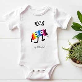 Regenbogen Baby Strampler