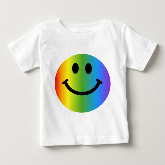 Regenbogen Baby T-shirt (Vorderseite)