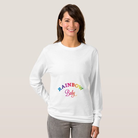 Regenbogen-Baby T-Shirt (Vorne ganz)