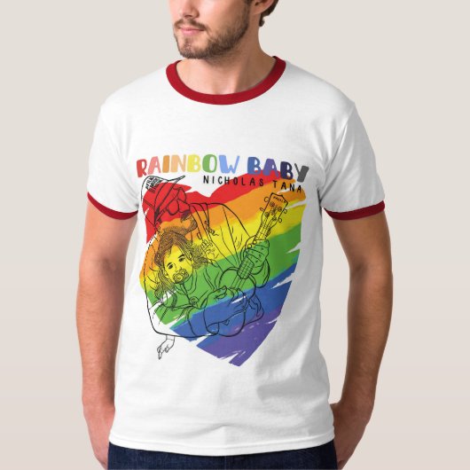 Regenbogen-Baby T-Shirt (Vorderseite)