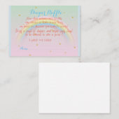 Regenbogen-Baby-Windel Rafflekarte Visitenkarte (Vorne/Hinten)