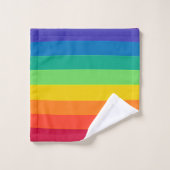 Regenbogen-Badehandtuch-Set Badhandtuch Set (Waschlappen)