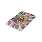 Regenbogen Badematte (Schrägansicht)