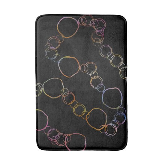 Regenbogen Badematte (Vorderseite Vertikal)