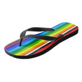 Regenbogen Badesandalen (Schrägansicht)