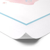 Regenbogen-Badezimmer-Regeln Kinder-Badezimmer-Wan Poster (Ecke)