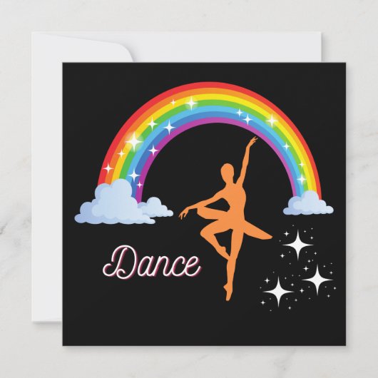 Regenbogen-Ballerina-Tanz (Vorderseite)