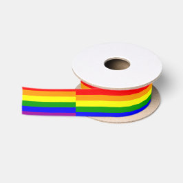 Regenbogen-Band Satinband