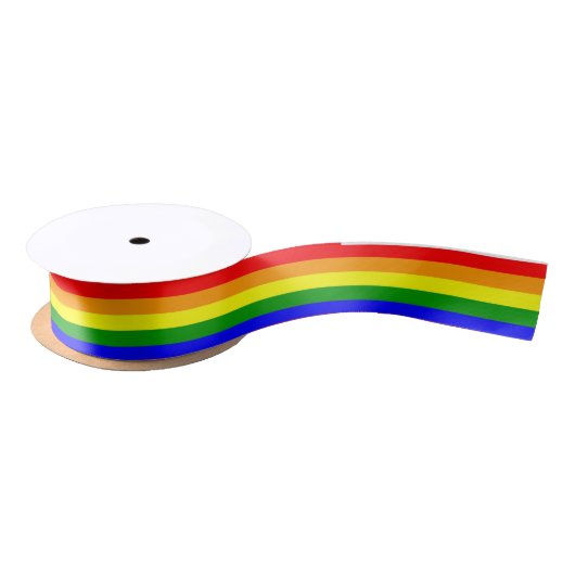 Regenbogen-Band Satinband (Spule)
