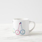 Regenbogen-Banjos Espressotasse (Rechts)