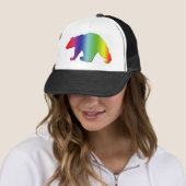 Regenbogen-Bär Truckerkappe (Beispiel)