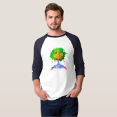 Regenbogen-Baum des Lebens T-Shirt (Vorne ganz)
