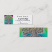 Regenbogen-Baum Mini Visitenkarte (Vorne/Hinten)