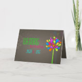 Regenbogen-Baum verbindet Einladung (Vorderseite)