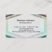 Regenbogen-Baum Visitenkarte (Rückseite)