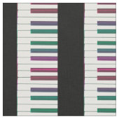 Regenbogen befestigt Klavier-Tastatur-Gewebe Stoff (Nahaufnahme)