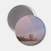 Regenbogen bei Daytona Beach Magnet (Vorderseite/Rückseite)