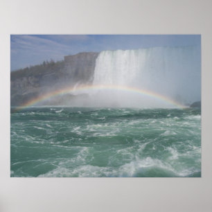 Regenbogen bei NiagaraFalls Poster