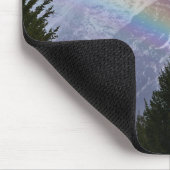 Regenbogen beim Glacier Nationalpark Mousepad (Ecke)
