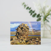 Regenbogen beim Nationalpark Bering Land Bridge Postkarte (Stehend Vorderseite)