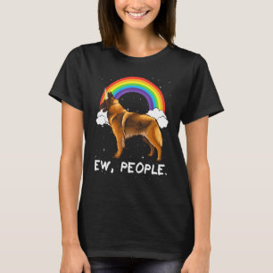 Regenbogen Belgischer Tervuren Ew Leute Einhorn Hu T-Shirt
