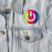 Regenbogen-Bereitschaftsknopf - Vertikale Button (Beispiel)