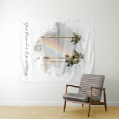 *~* Regenbogen Berg EXOTIC TROPICAL Palm AR11 Wandteppich (Beispiel (Horizontal))