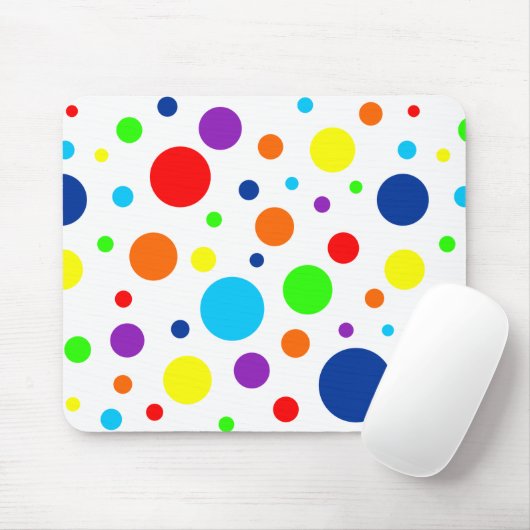 Regenbogen beschmutzt Mousepad (Mit Mouse)