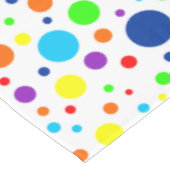 Regenbogen beschmutzt Tischdecke (Schrägansicht)