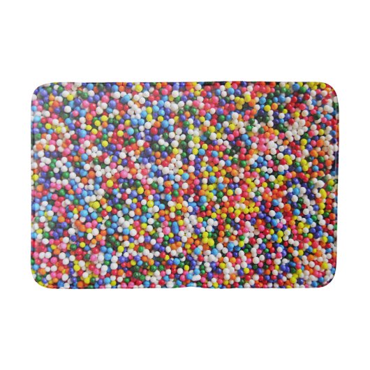 Regenbogen besprüht badematte (Vorderseite)