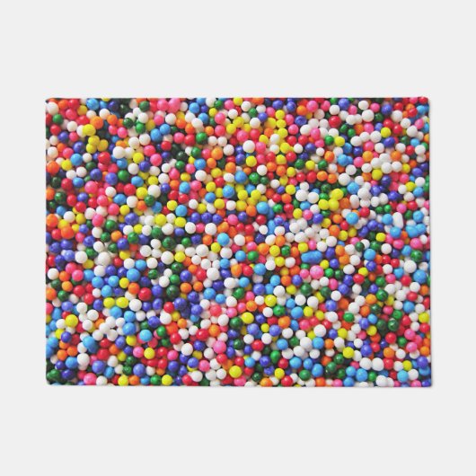 Regenbogen besprüht fußmatte (Vorderseite)