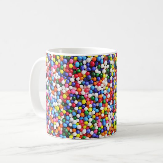Regenbogen besprüht kaffeetasse (Vorderseite Links)