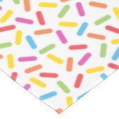 Regenbogen besprüht tischdecke (Schrägansicht)