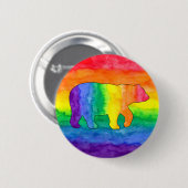 Regenbogen betreffen Regenbogen-Wäsche-Knöpfe Button (Vorne & Hinten)